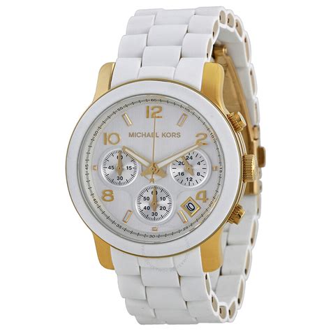 michael kors white watch mk5145|mk5896i.